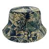 Retro Doppelseitige Schlangenmuster Camouflage Fischerhut für Männer und Frauen Outdoor Radfahren Sonnenhut Frühling und Sommer Reise Sonnen Modehut
