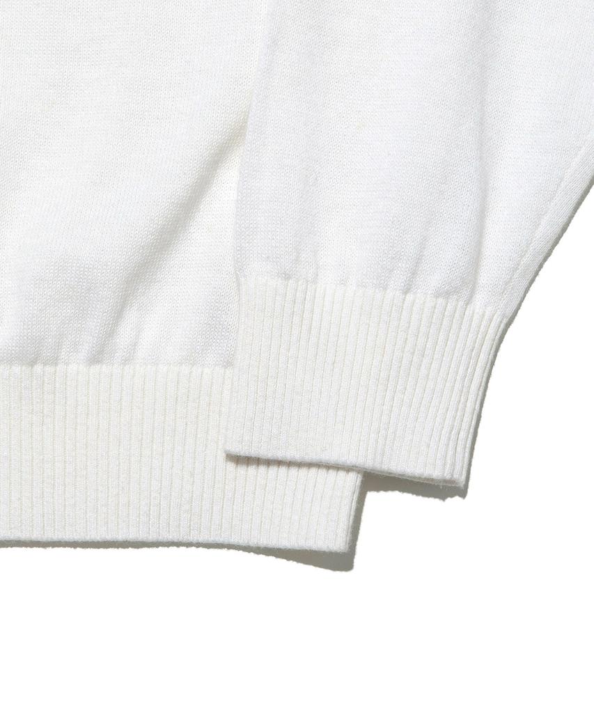 LEE Big Twitch Logo Linen Blend Knit Ivory