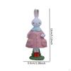 Easter Bunny Figurine Sculpture Decorative Fine Workmanship Decoration Desktop Ornament for