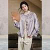 JK&JS Jing Wuyue New Chinese Style Embroidered Jacquard Coat
