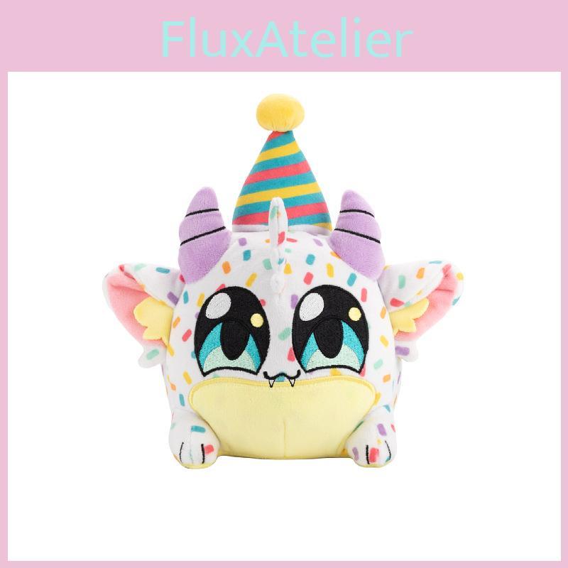 Birthday Cake Plush Toy Soft Stuffed Animal White Devil Wings Children Gift