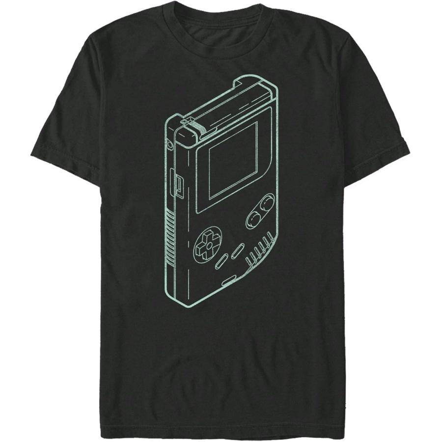 Мужская футболка Nintendo Game Boy с синим контуром S