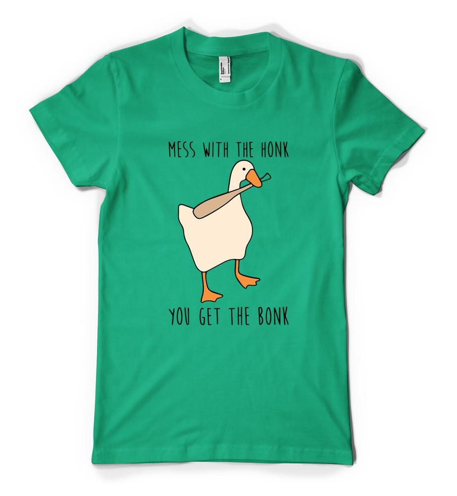 

Goose Mess With The Honk You Get The Bonk Personalised Unisex Kids T Shirt S