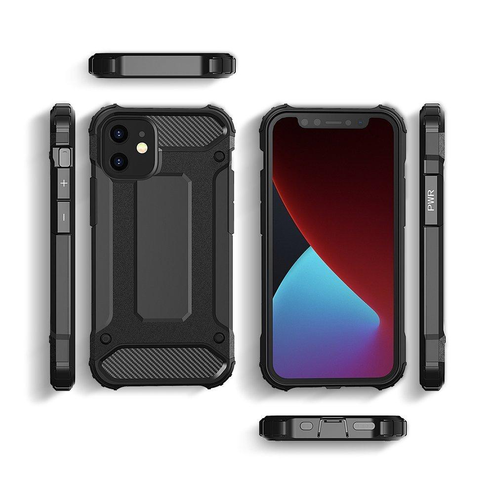 iPhone 12 Pro Max Hybrid Armor Case - Durable Black Protective Cover