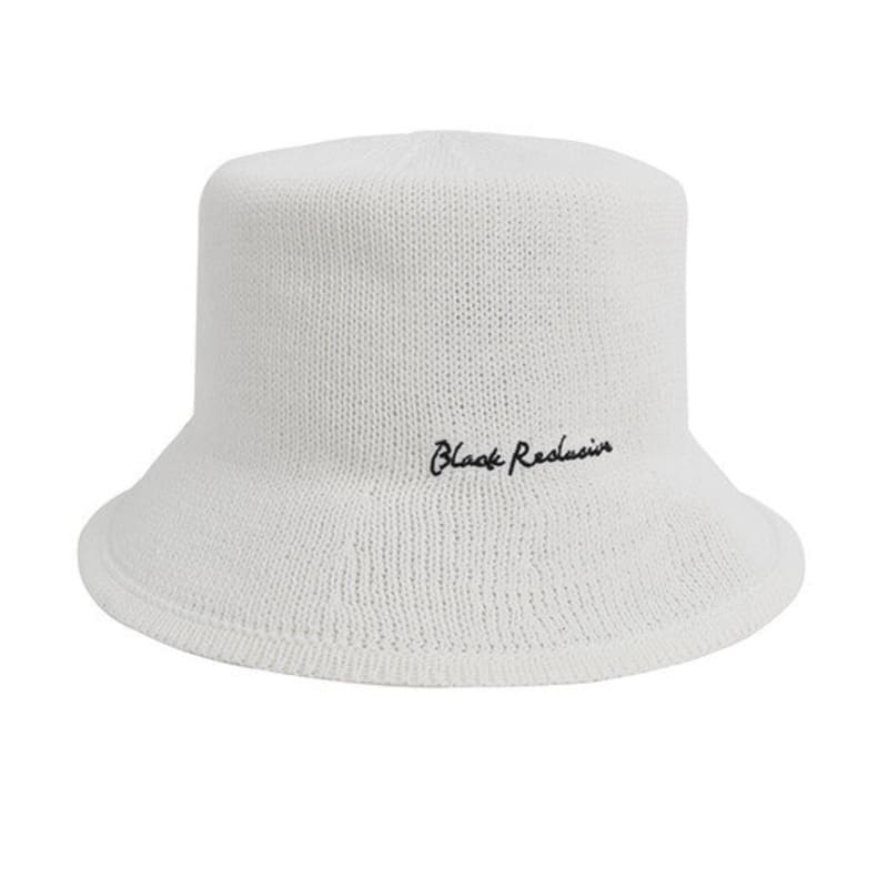 CAPTEN Black Reclusive Spirit Knit Bucket Hat [BK23UKK012]