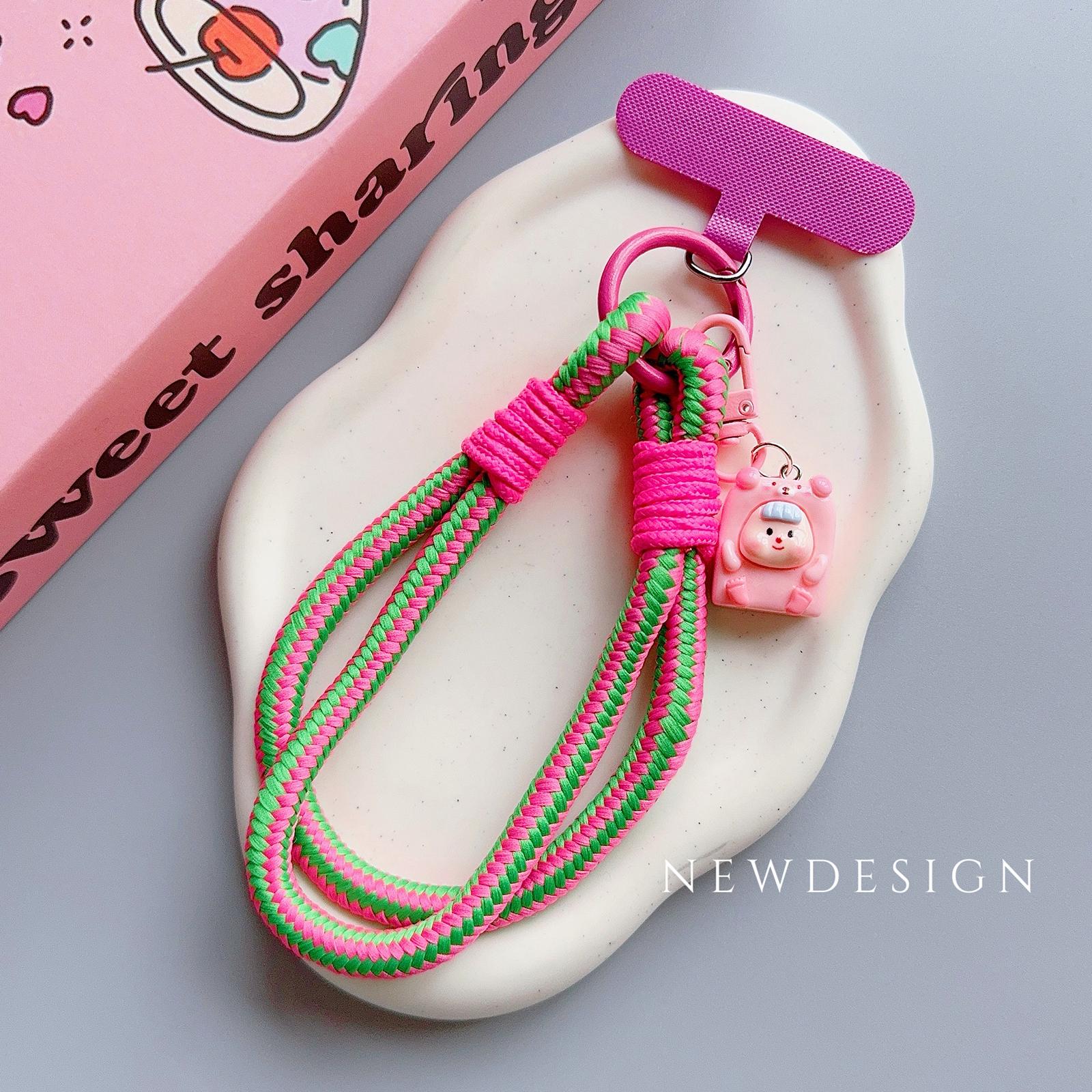 

Thick Mobile Phone Universal Lanyard Mobile Phone Cartoon Lanyard Pendant Wrist Strap Safety Anti-Release Rope Polyester / Nylon