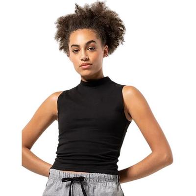 SkinniFit Women Womens/Ladies High-Neck Crop Top
