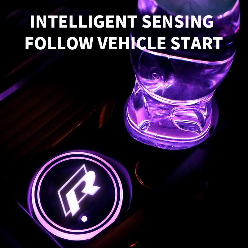 För VW Volkswagen Jetta MK5 Golf 1/2 st Bil Ljusunderlägg Halkfri Matta För Volkswagen VW Touran Beetle Golf Passat Jetta Polo