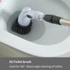 Electric Cleaning Brush Cordless Smart Functions Type-C Fast Charging IPX6 Waterproof One-Button