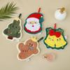 Cartoon Christmas Hand Towel: Cute, Thickened, Absorbent Kitchen & Bathroom Towel for Kids