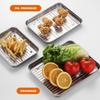Stainless Steel Grill Tray Multi-Purpose Detachable Rectangular Pan Oven Tray Outdoor Grill Tray Grid Rack Tray