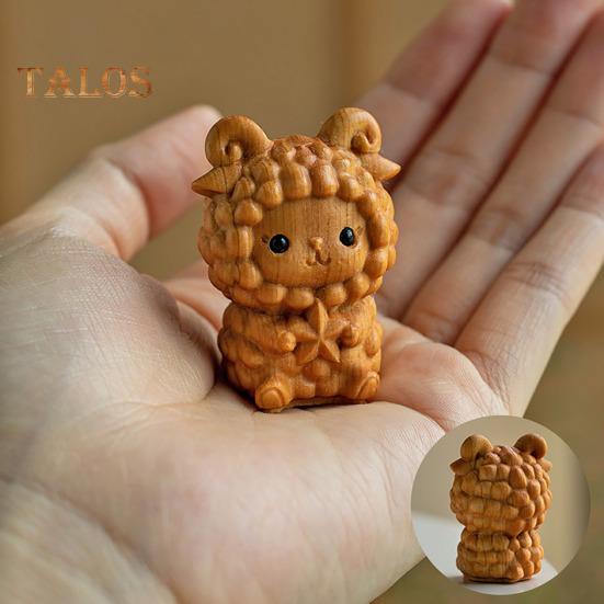 Handcrafted Zodiac Wood Animal Figurine Chinese Zodiac Signs Multifunctional Mini Zodiac Table Decoration Gift For Zodiac Enthusiasts