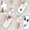 Hedgehog and Balloon Cell Phone Case for Samsung Galaxy S26 Ultra S25 S24 S23 S22 S21 S20 Note10 Cover