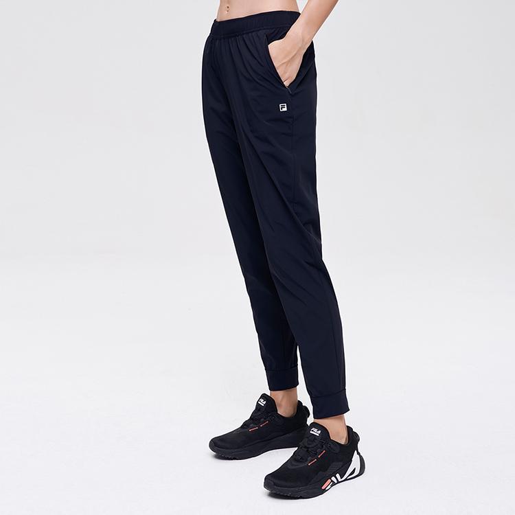 FILA Athletics Casual Straight Leg Sports Knit Pants Women pants Dark-Blue A11W121601F-NV