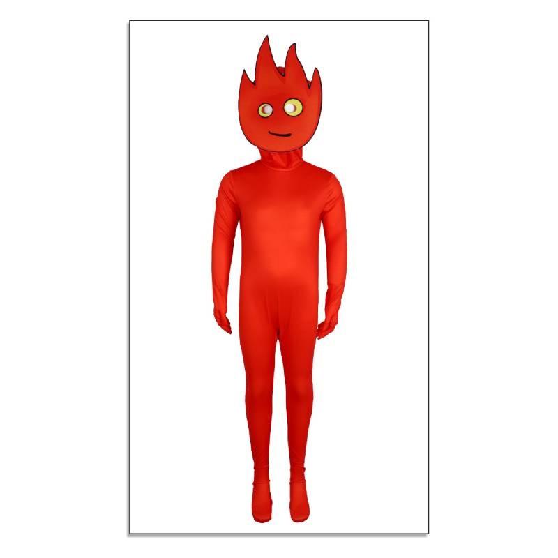 And Watergirl Fireboy Cosplays Costumes Full Body Game Performance Jumpsuit