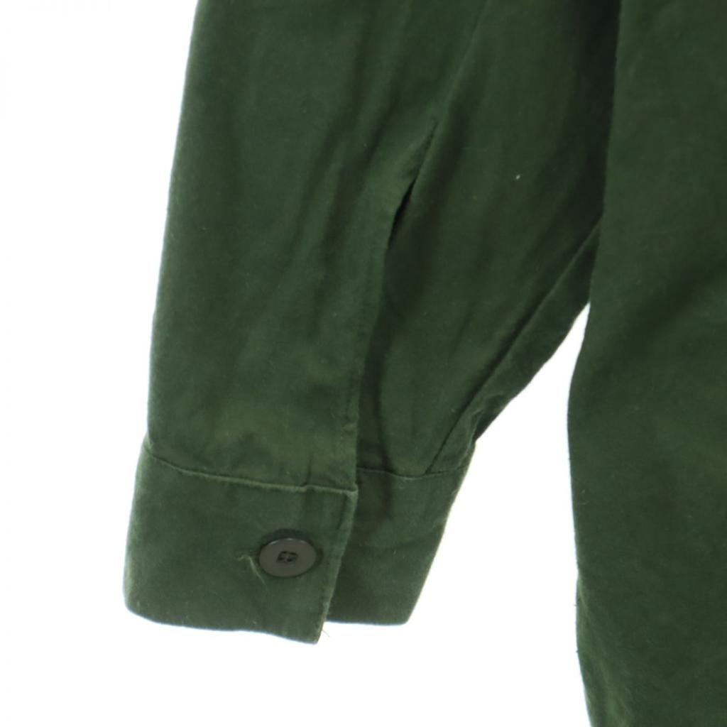Euro Militär Vintage Langarm Halbknopfhemd Khaki Militär Herren Gebraucht