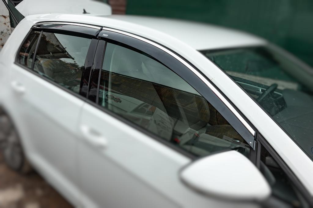 

Вітровики з хромом HB (4 шт, Niken) для Volkswagen Golf 7/E-Golf