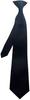 [Clip-on] One-touch tie, plain black, for formal occasions such as weddings and funerals, easy to tie.