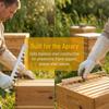 Silver Beehive Frame Spacer Durable Stainless Steel Strip Beehive Frame Strip  Apiary Management