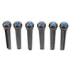 6Pcs Black Guitar Bridge Pin Kit Decorative Robust Clarity Increasing Guitar Bridge Pin Replacement