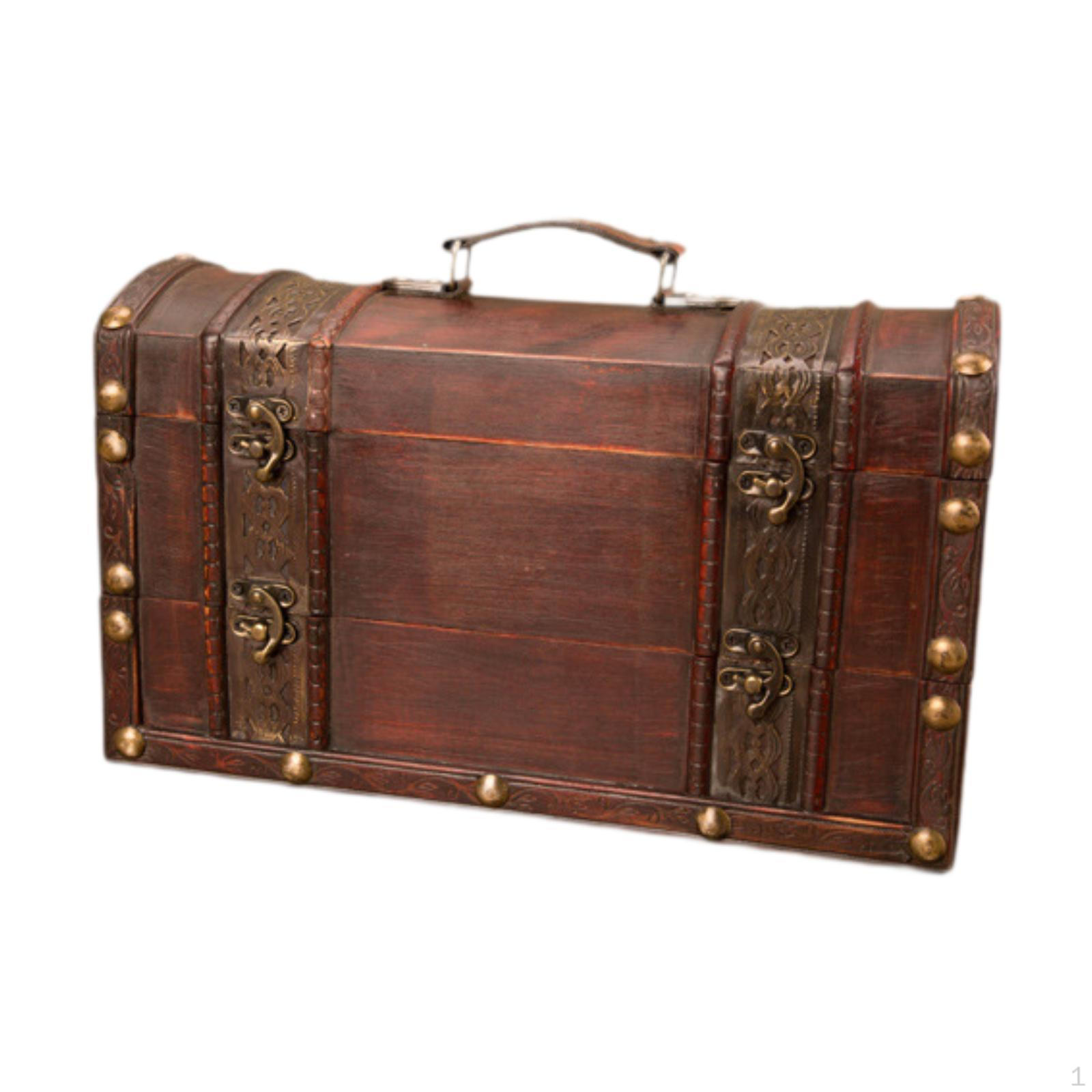 Wooden Wine Box Antique 2 Tier Carrier Case for Wedding Birthday Gifts