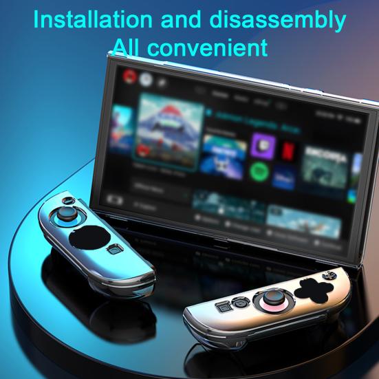 Protective Case Handheld Game Console Protector Shockproof Impact Resistant Precise Fit Transparent Protective Cover for Switch 2