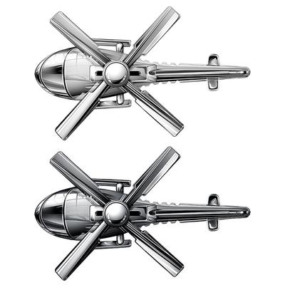 Car Air Freshener Mini Helicopter Rotating Aromatherapy Purifie Odors Car Perfume Essential Oil Diffuser Relieve Stress for Home