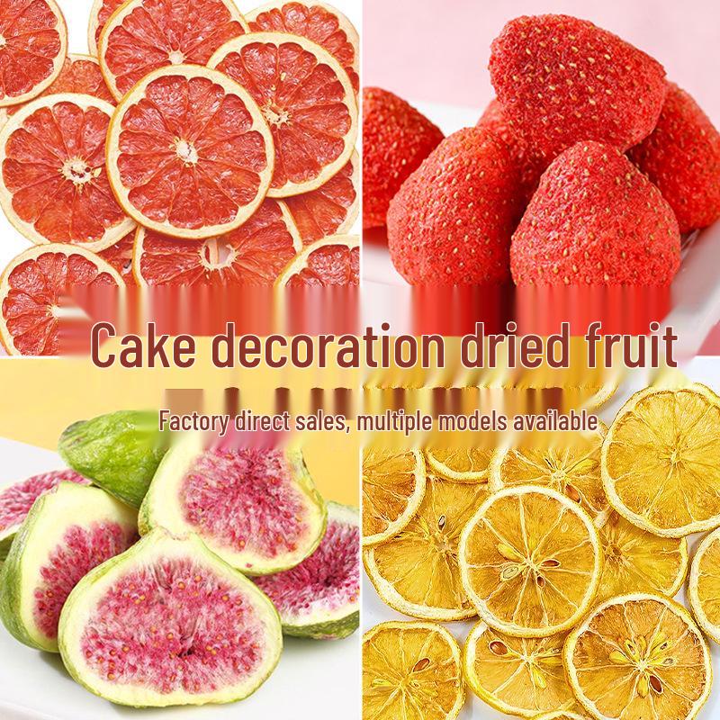 Assorted Dried Citrus and Fig Slices for Cake and Dessert Decoration