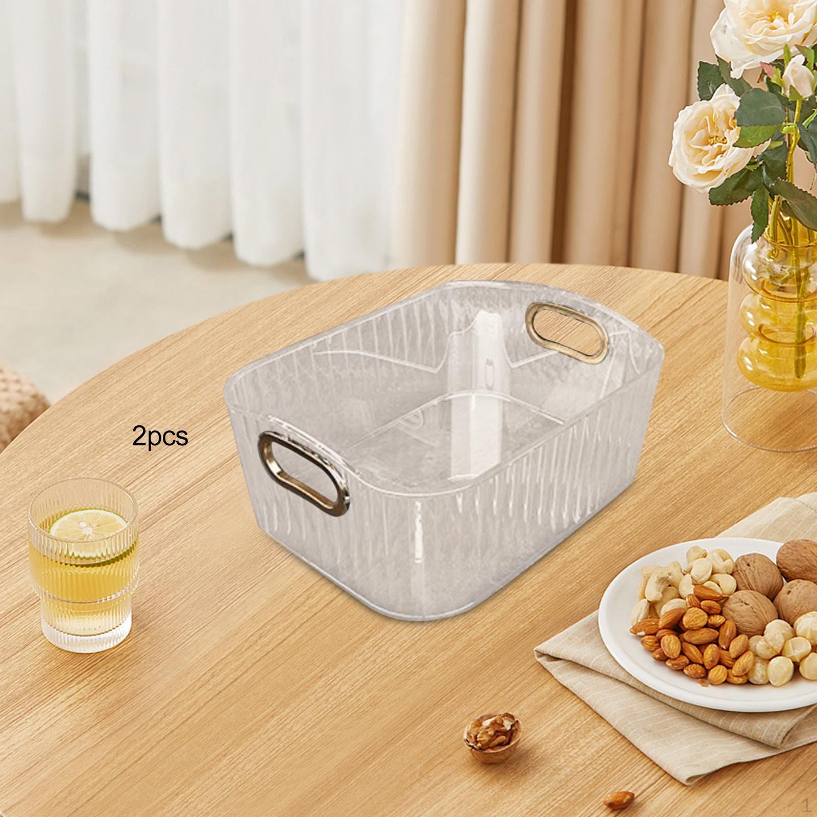 

Ящик для хранения косметики, органайзер для макияжа, товары для рукоделия, настольный чехол, настольная корзина для офиса Transparent