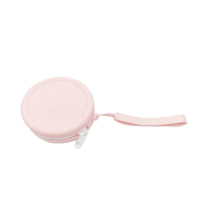 Mini Silicone Zippered Pet Treat & Makeup Bag – Waterproof Coin & Earphone Purse for Travel.