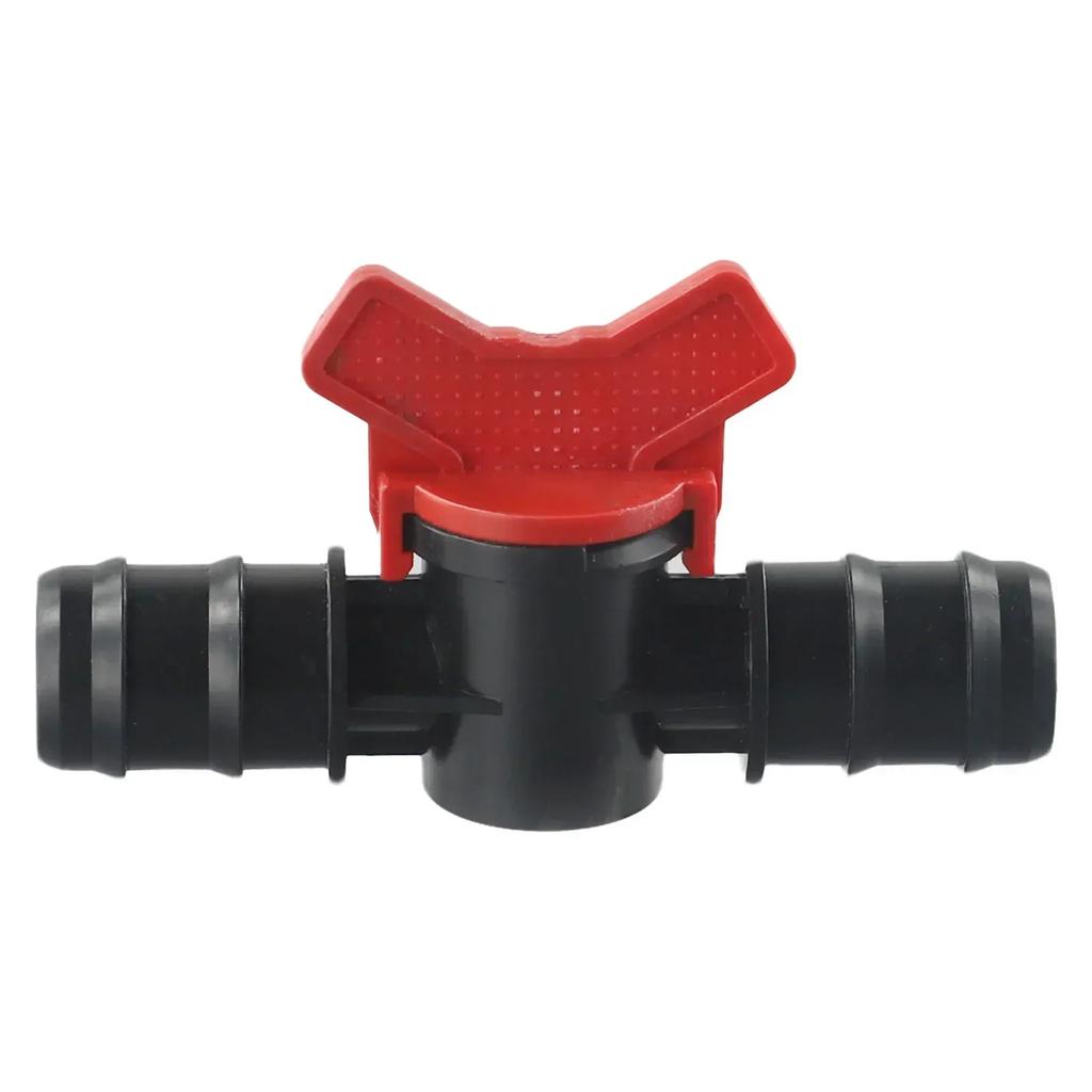 Ball Valve Connector Shutoff for PE Pipes PN4 16 20 25 mm Drip Hose with PP Material for Irrigation and Pond Systems