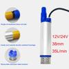 12V 24V Portable Mini Pump 38mm Submersible Pump Submersible Design Diesel Oil Pump  Camping