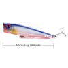 1pc Hengjia 6.5CM/6.6G Artificial Popper Fishing Lure 8# Hook Topwater Fishing Bait