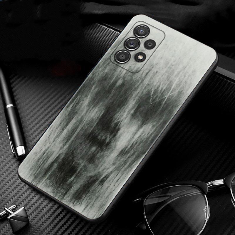 Gruseliges Gesicht Augen Smiley für Samsung Galaxy A13 A22 A12 A32 A71 A11 A21S A33 A52 A72 A51 A50 A70 A31 M31 A10 A20 A30 A80 Hülle