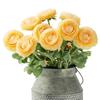 Künstliche Blumen mit Echt-Touch Ranunculus Blumen Seiden-Ranunculus Blumen 10er Pack