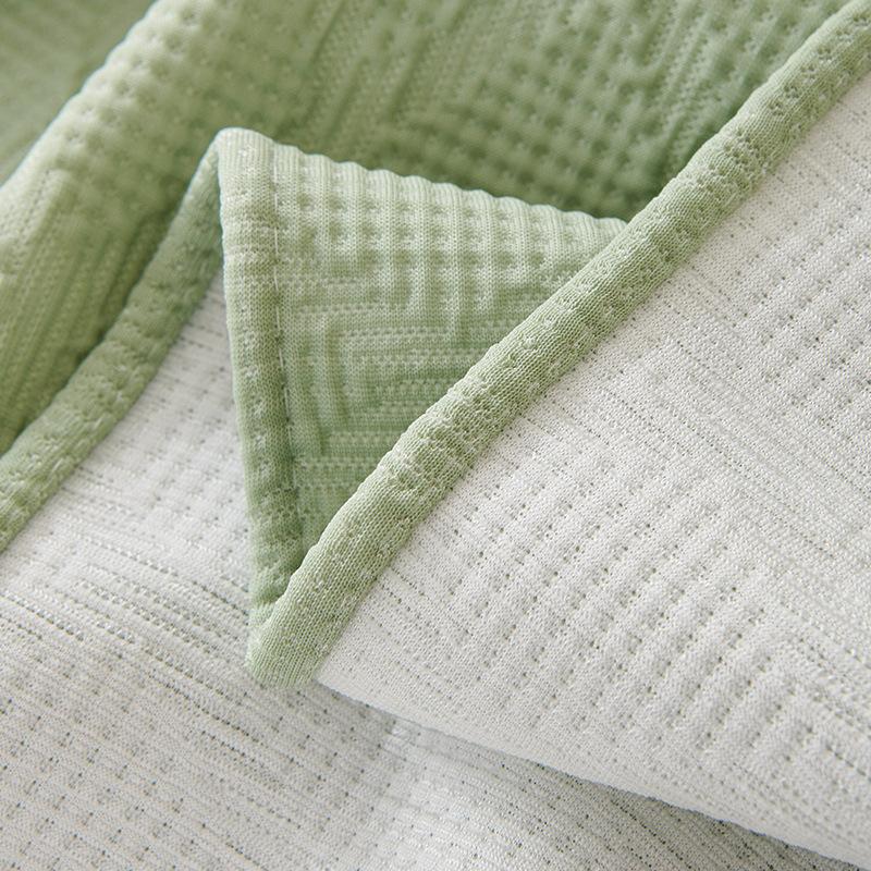Green Sofa Cover Cloth Summer Summer Ice Silk Sofa Towel Simple Anti -Scratching Sofa Cover Sofa Cover