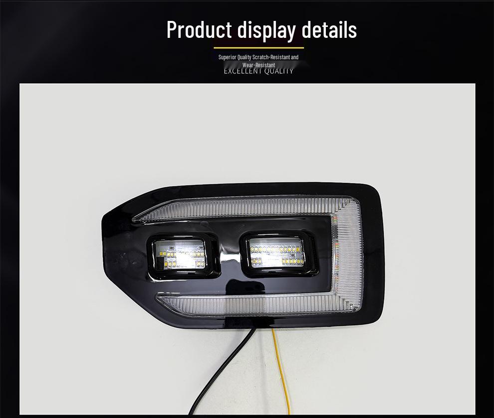 Compatible 23-26 Model Big Dog Gen 2 LED Daytime Running Lights with Flowing Turn Signals & Dual Beam Fog Lights