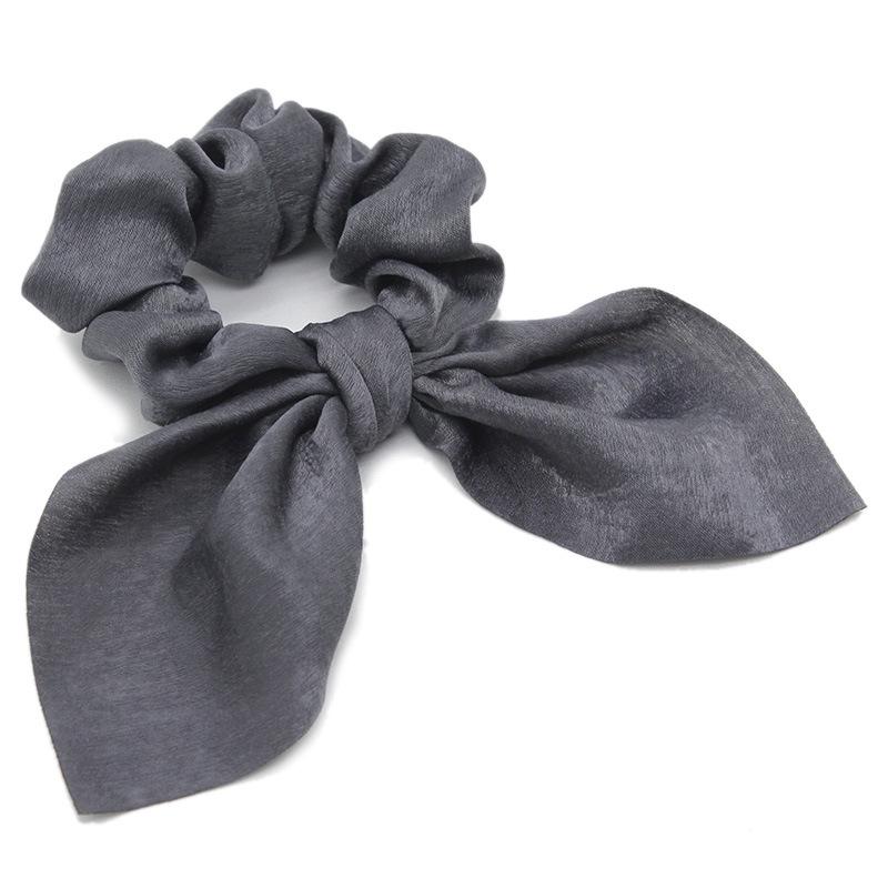 

Silk Bunny Ear Scrunchies: European & American Hair Accessories