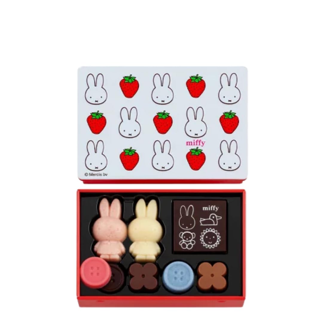 

Moro Zoff Miffy Collection 11 Pieces Day Limited Chocolate Gift Cute Character Can Assortment Gift Bag Included Valentine s