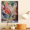 Unique DIY Pearl Gem Painting Kit 30x40cm Beautiful Flowers Frameless Art Perfect Handmade Gift for Adults Home Wall Decor for Any Occasion
