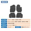 Lwope Suzuki Jimny JB64W Floor Mats with Jimny Sierra JB74W Manual Transmission Vehicles 2018 Driver Passenger Seats Rear Right Left Seats Soft Latex