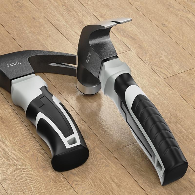 Multifunctional Heavy Duty Claw Hammer Straight Claw Hammer with Shock Absorbing Handle Heavy Duty Hammer Hand Tool