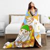 Cute Hamtaro  Warm Soft Blanket  Kids Adult Plush Throw Blanket Comfortable Couch Chair Flannel Bedspread Sofa Bed Cover