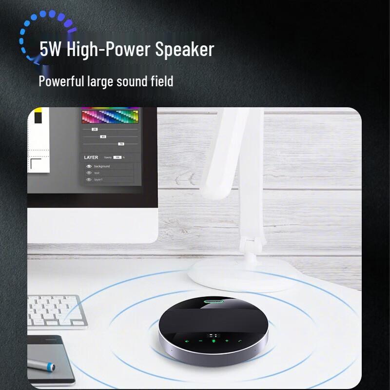 Tenveo Omnidirectional Video Conference Microphone Speaker (CN version)