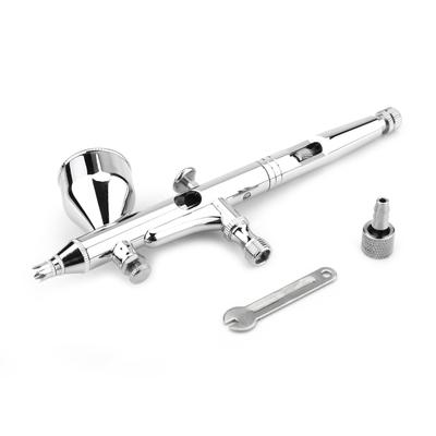 Kit aérographe double action à alimentation par gravité de 0,2 mm pour décoration de gâteaux, maquillage, nail art