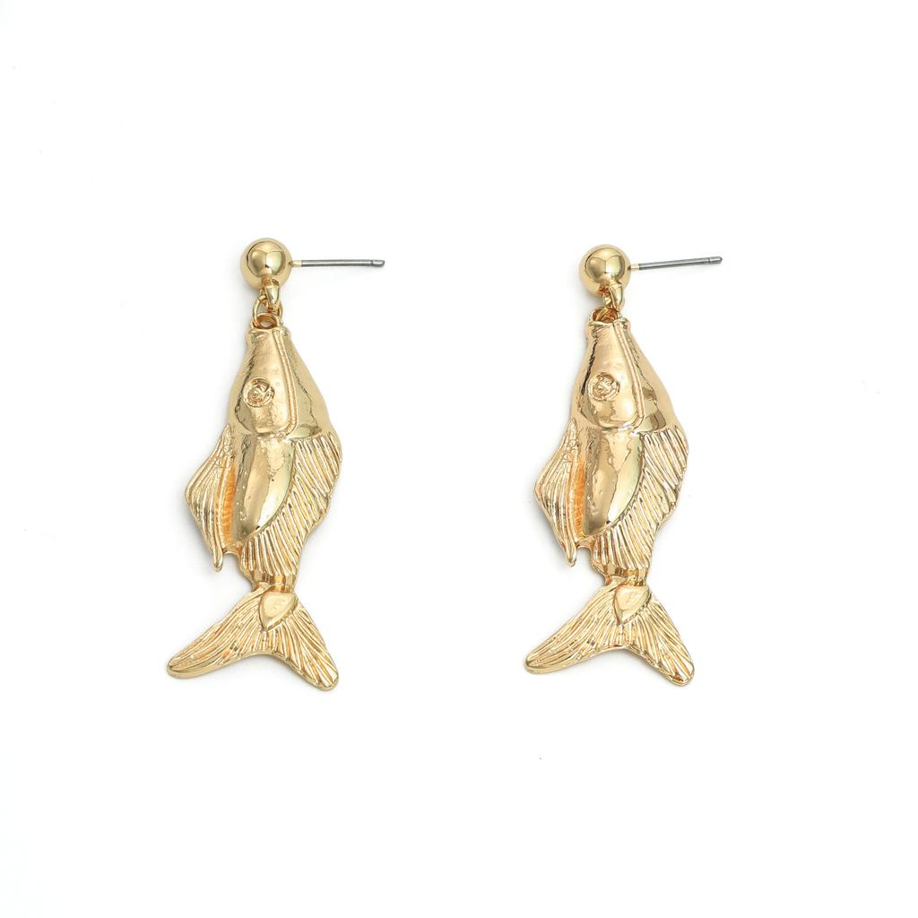 European and American INS Hot-selling Accessories, Summer Beach Starfish and Small Fish Decorative Earrings, Women's Earrings