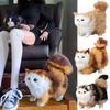 Simulation Cute Cat Plush Toys Soft Stuffed Kitten Model Fake Cat Realist Animals For Kids Girls Birthday Valentine'S Day Gift