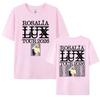 Singer Rosala Rosalia 100cotton Unisexs shirt 2026 LUX Tour Graphics short sleeve oversized Womens Short Sleeved Cheap Tshirt
