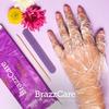 BrazzCare BalbCare Gants Gloves Manucure Brésilienne inclus 1 Lime et Bâtonnet