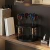 Dart Storage Shelf Acrylic Holder Stand, 12 Slots Holder, Round Compact Desktop Box Tabletop Display Rack, Space Saving Rack for Game Room